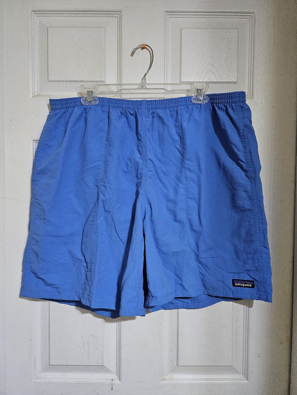 PATAGONIA BAGGIES SHORTS MESH LINED SWIM HIKING CASUAL MEN'S XXL BLUE